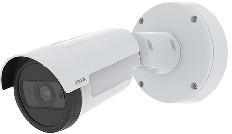 AXIS 02342-001 - P1468-LE is a compact outdoor, NEMA 4X, IP66, IP67 and IK10-rated 8MP resolution, day/night, fixed bullet camera with Deep Learning Processing Unit