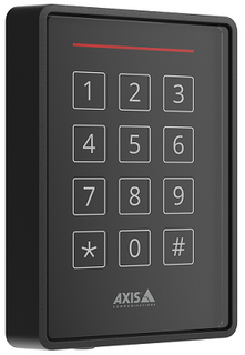 AXIS 02145-001 A4120-E Reader with Keypad, offers secure and seamless entry, designed to perfectly match Axis network door controllers and Axis credentials