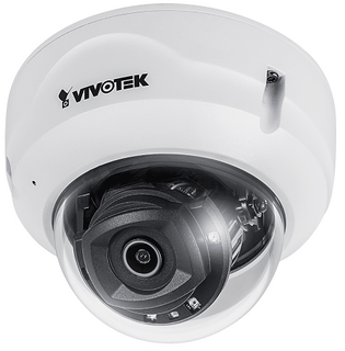 Vivotek V Series Outdoor Vandal Dome, 5MP 30fps, 2.8mm Lens, IR, IP66, Includes Smart VCA (FD9389-EHV-V2)