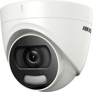 HIKVISION TVI COLORVU TURRET, 5 MP, 20M WHITE LIGHT, 2.8MM