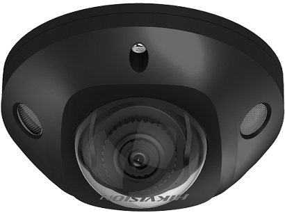 HIKVISION 6MP AcuSense Mini Dome, Mic, IP67, IR, 2.8mm, Black (2566)