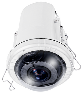 Vivotek S Series Indoor Mini Compact Recessed Mount Fisheye, 12MP, 30fps, No II, Includes Vca and Vivotek Vision Analytics (FE9192-H)