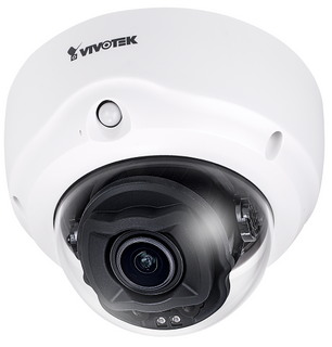 Vivotek V Series Indoor Dome, 5MP 30fps, 2.7-13.5mm, IR, Includes Smart VCA  (FD9187-HT-A,N/A)