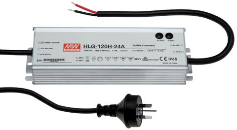 VIVOTEK   90~305VAC IN , 54VDC/120W OUT , IP67 (HLG-120H-54)