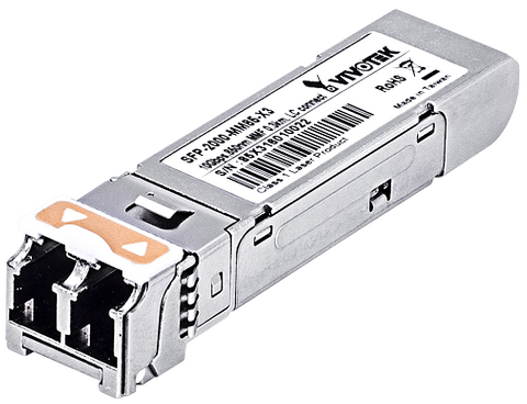 VIVOTEK   10 GIGABIT MINI GBIC MULTI MODE 850NM 0.3KM,  LC CONNECTOR (SFP-2000-MM85-X3)