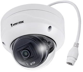 Vivotek C-Series Outdoor Fixed Dome, 5MP 20fps, 3.6mm, IR, IP66, Pigtail (FD9380-H,(3.6MM))