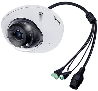 Vivotek C Series Outdoor Mini Dome, 2MP, 30fps, 2.8mm, IR, Pigtail (FD9366-HV,(2.8MM))