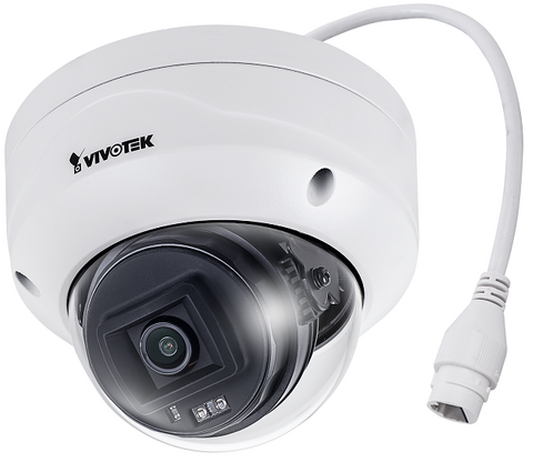 Vivotek C-Series Outdoor Fixed Dome, 5MP, 20fps, 2.8mm, IR, IP66, Pigtail (FD9380-H,(2.8MM))