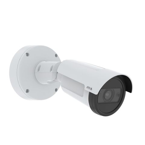 AXIS 02340-001 - P1465-LE 29mm is a compact outdoor, NEMA 4X, IP66, IP67 and IK10-rated 2MP /1080p resolution, day/night, fixed bullet camera with Deep Learning Processing Unit (DLPU)