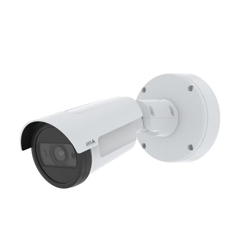 AXIS 02339-001 - P1465-LE is a compact outdoor, NEMA 4X, IP66, IP67 and IK10-rated 2MP /1080p resolution, day/night, fixed bullet camera with Deep Learning Processing Unit (DLPU)