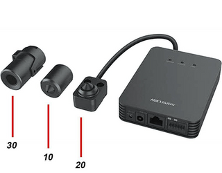 HIKVISION Covert Camera, 2MP, 2.8mm Tube Pin Hole Lens, 8m Lens Cable, Audio (6425)