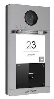 HIKVISION IP Intercom, GEN 2, Villa Door Station, 1 Button, WiFi, Mifare, Aluminium (8113)