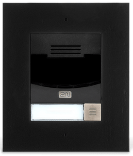 2N 9155301CBF IP Solo with camera - black, flush mount   (01303-001)