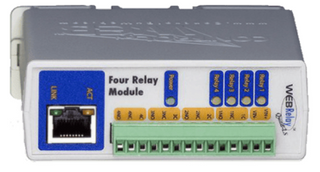 2N 2N9137411E External IP Relay - 4 outputs, PoE   (01398-001)