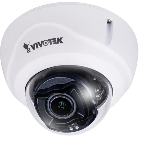 VIVOTEK Vortex Premium 5MP Outdoor Dome, 2.7 - 13.5mm Lens, IR 30m, Two way Audio, Preinstalled 256GB SD Card, IP66/IK10, WDR Pro, Smart VCA and Attribute search included (FD837-HTV)