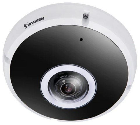 VIVOTEK Vortex Premium 12MP Outdoor Fisheye, IR 20m, Two way Audio, Preinstalled 512GB SD Card, IP66/IK10, WDR Pro, Smart VCA and Attribute Search included (FE931-EHV)