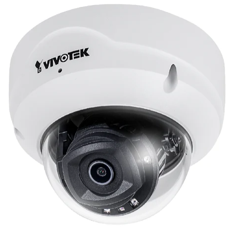 VIVOTEK Vortex Essential 5MP Indoor Dome, 2.8 - 10mm Lens, IR 30m, One way Audio, Preinstalled 256 GB SD Card, , WDR Pro, Smart VCA included (FD819-HT)