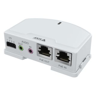 AXIS 02553-001 - T6101 MKII Audio and I/O Interface enabling external two-way audio and configurable supervised inputs / digital outputs for Axis cameras even when they do not have such functionality built-in