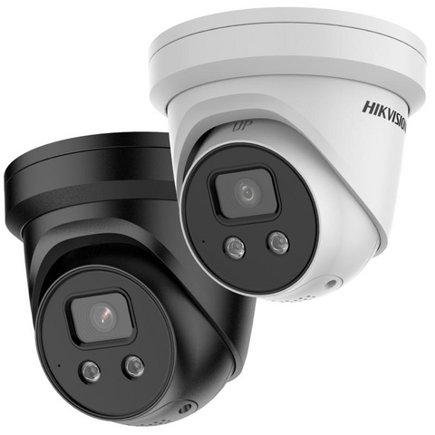 HIKVISION ACUSENSE TURRET, 4MP, IP67, IR, BUILT-IN MIC, SPEAKER, STROBE LIGHT, 4MM (2346)