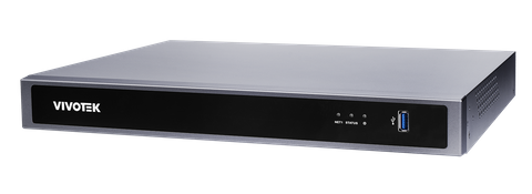 Vivotek 8 Channel NVR, 1 HDMI,  1 VGA, 1080p @ 240fps, 4k Display, 2HDD Bays, Raid, Core + Ai, Attribute Search on supported cameras