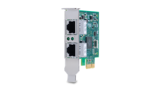 Allied Telesis 100 m, 10/100/1000T x 2 PCI Express x1 adapter card