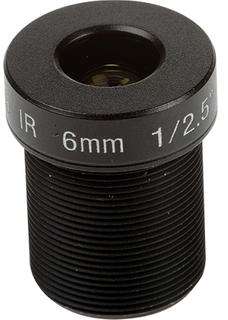 AXIS 5504-961 -  Megapixel lens 6 mm, F1.6 with M12 thread for  P39-R Series that provides 52? horizontal FOV with these cameras