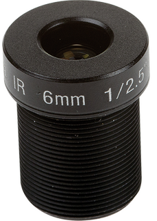 AXIS 5504-961 -  Megapixel lens 6 mm, F1.6 with M12 thread for  P39-R Series that provides 52 horizontal FOV with these cameras