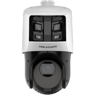 HIKVISION TandemVu PTZ 6+4 MP Lens, Panoramic 180 Degree, 25X Optical Zoom, IR 100M, ColorVu 30M, 12VDC / PoE+, Includes Wall Mount Bracket (4C425)