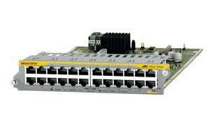 Allied Telesis 24 Port 10/100/1000T (RJ45) PoE+ linecard. 1 year NCP support (Start date is shipment date from ATI - Grace period 90 days)