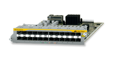 Allied Telesis 24 Port SFP linecard (100 and 1000Mbps) (unpopulated). 1 year NCP support (Start date is shipment date from ATI - Grace period 90 days)