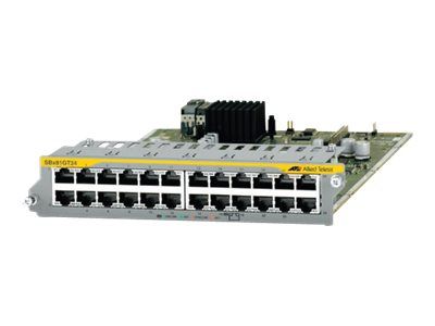 Allied Telesis 24 Port 10/100/1000T (RJ45) linecard. 1 year NCP support (Start date is shipment date from ATI - Grace period 90 days)