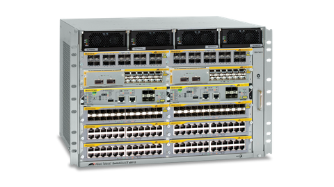 Allied Telesis 12 Slot chassis including AT-SBx81FAN12, no power supplies. 1 year NCP support (Start date is shipment date from ATI - Grace period 90 days)