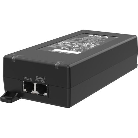 AXIS 02783-001 - TU8004 is a single port 90 W midspan, compliant with IEEE 802.3bt and High PoE devices