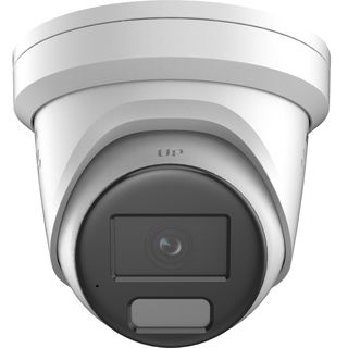 HIKVISION 8MP Hybrid Light ColorVu Turret, Built-in Mic, Speaker, Strobe Light, 2.8mm (2387)