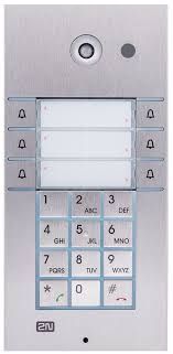 2N 2N IP Vario plastic front cover with 6 buttons and keypad (01899-001)