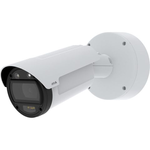AXIS 02508-001 - 4/3 image sensor, robust outdoor, NEMA 4X, IP66, IP67 and IK10-rated 10 MP/ 4K resolution, day/night, fixed bullet camera with Deep Learning Processing Unit (DLPU).