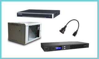 16CH NVR, 6RU 450 Deep Rack, ION-F15R-1600 UPS