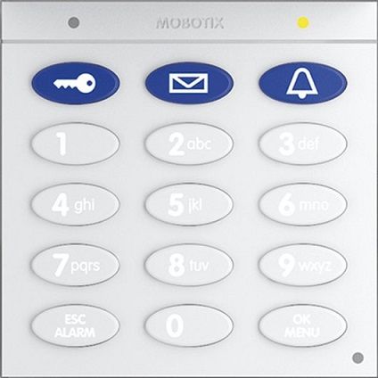 MOBOTIX Keypad With RFID Technology For T26, White