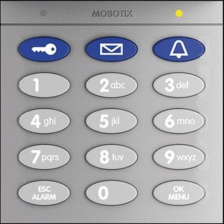 MOBOTIX Keypad With RFID Technology For T26, Silver