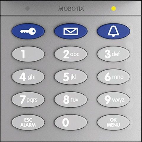 MOBOTIX Keypad With RFID Technology For T26, Silver