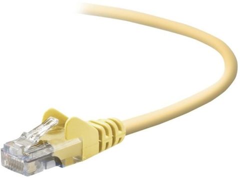 Patch Lead- CAT5, Yellow- 3m