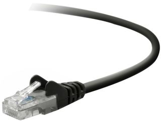 Patch Lead- CAT6, Black- 1m