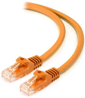 Patch Lead- CAT6, Orange- 0.3m