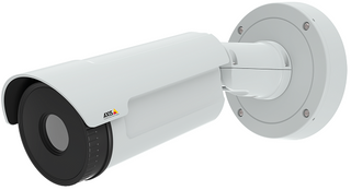AXIS 0789-001 -  Outdoor thermal network camera for wall and ceiling mount, 384x288 resolution, 30 fps, and 60 mm lens with 6.2? angle of view
