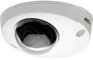 AXIS 01078-001 -  720p fixed dome onboard camera with male RJ-45 network connector