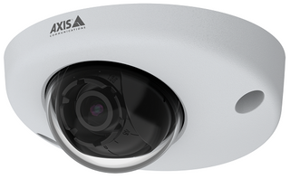 AXIS 01933-001 -  Full HDTV 1080p fixed dome onboard camera for rolling stock and vehicles with female M12 D-coded connector