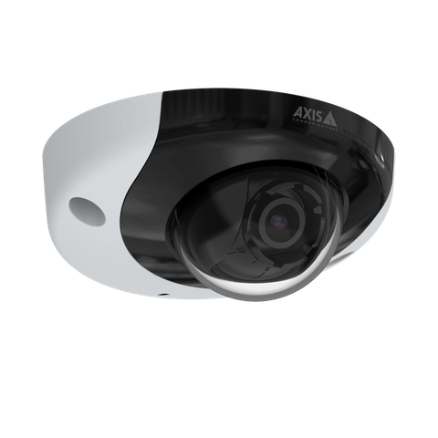 AXIS 01932-001 -  Full HDTV 1080p fixed dome onboard camera for rolling stock and vehicles with female M12 D-coded connector