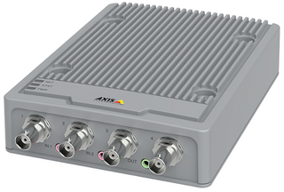 AXIS 01680-001 -  Four channel video encoder supporting PAL/NTSC and HD analog cameras