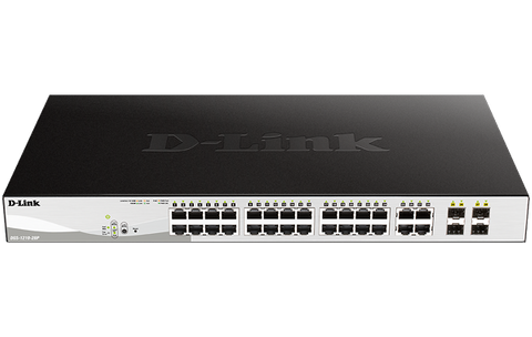 DLINK 28-Port Gigabit WebSmart Switch with 28 RJ45 and 4 Combo SFP Ports