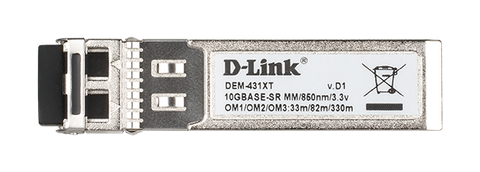 DLINK 10GBase-SR SFP+ Transceiver (Multimode 850nm) -  300m